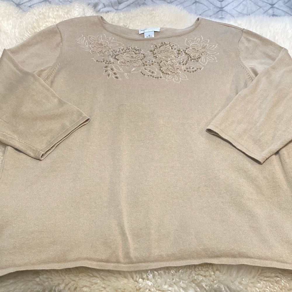 Embellished sweater size 3x